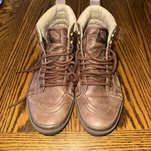 Vans Shoes All Leather Brown US Size 9 Men’s